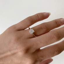 Load image into Gallery viewer, Luminesce Lab Grown 9ct Yellow Gold 0.25 Carat Diamond Ring with 11 Diamonds