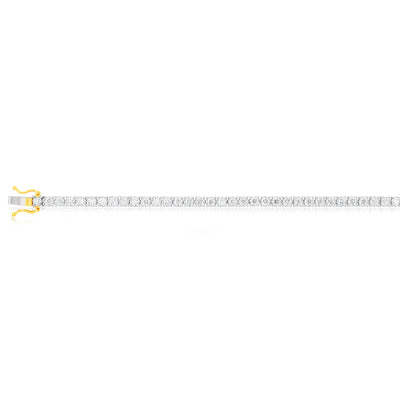 Luminesce Lab Grown 2 Carat Diamond Tennis Bracelet in 9ct Yellow Gold