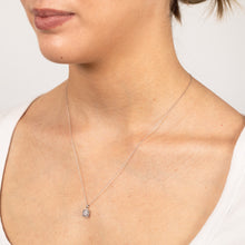 Load image into Gallery viewer, Luminesce Lab Grown 9ct White Gold Diamond Claw Pendant