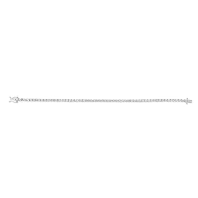 Luminesce Lab Grown 5 Carat Diamond Tennis Bracelet in 9ct White Gold