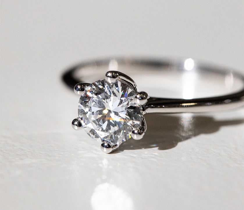 How big is too big for a lab diamond engagement ring?