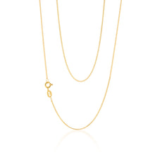 Load image into Gallery viewer, 9ct Yellow Solid Gold Curb Chain 50cm 30 Gauge