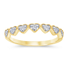 Load image into Gallery viewer, Luminesce Lab Grown 9ct Yellow Gold Heart Diamond Ring