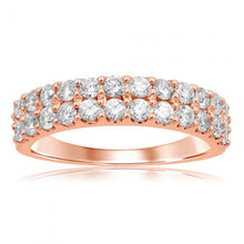 Load image into Gallery viewer, Luminesce Lab Grown 9ct Rose Gold 1 Carat Diamond Dress Ring with 24 Diamonds