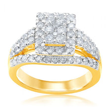 Load image into Gallery viewer, Luminesce Lab Grown 1.50 Carat Diamond Dress Ring in 9ct Yellow Gold