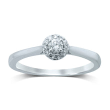 Load image into Gallery viewer, Luminesce Lab Grown 18ct White Gold 0.15 Carat Diamond Halo Ring