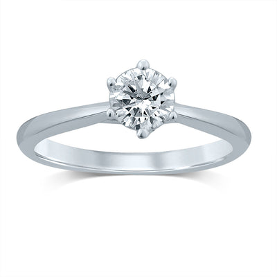 Luminesce Lab Grown 18ct White Gold 5/8 Carat Diamond Ring