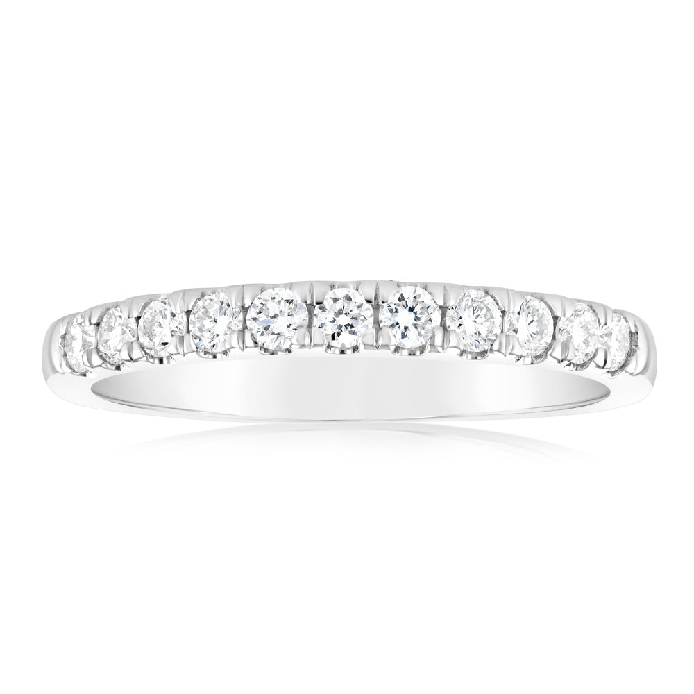 Luminesce Lab Grown Diamond 1/3 Carat Eternity Ring in 9ct White Gold