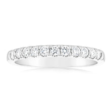 Load image into Gallery viewer, Luminesce Lab Grown Diamond 1/3 Carat Eternity Ring in 9ct White Gold