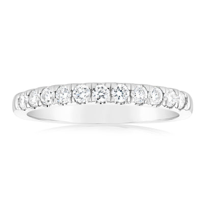 Luminesce Lab Grown Diamond 1/3 Carat Eternity Ring in 9ct White Gold