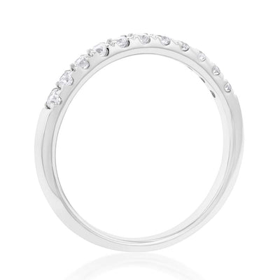 Luminesce Lab Grown Diamond 1/3 Carat Eternity Ring in 9ct White Gold