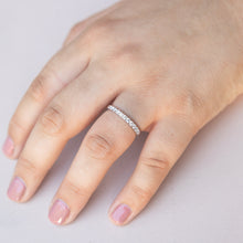 Load image into Gallery viewer, Luminesce Lab Grown Diamond 1/3 Carat Eternity Ring in 9ct White Gold