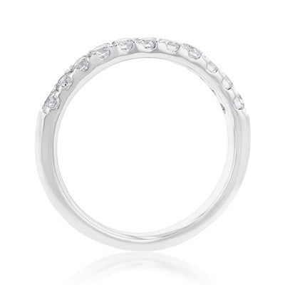 Luminesce Lab Grown Diamond 1/2 Carat Eternity Ring in 9ct White Gold