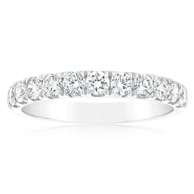 Luminesce Lab Grown Diamond 1 Carat Eternity Ring in 9ct White Gold