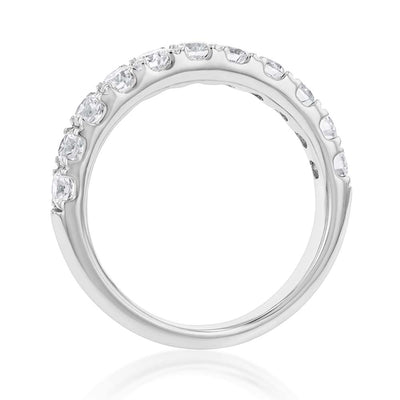 Luminesce Lab Grown Diamond 1 Carat Eternity Ring in 9ct White Gold