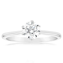 Load image into Gallery viewer, Luminesce Lab Grown 1 Carat Solitaire Engagement Ring in 14ct White Gold