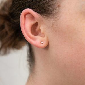 Luminesce Lab Grown 9ct Yellow Gold Diamond Solitiaire Classic 10Pt Stud Earring