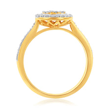 Load image into Gallery viewer, Luminesce Lab Grown Diamond 1/5 Carat Dress Ring in 9ct Yellow Gold