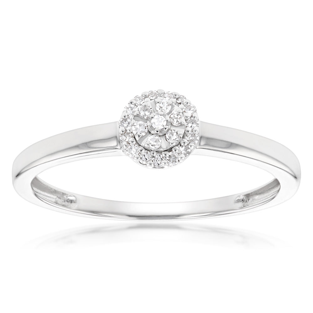 Luminesce Lab Grown Diamond Ring in Silver