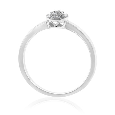 Luminesce Lab Grown Diamond Ring in Silver