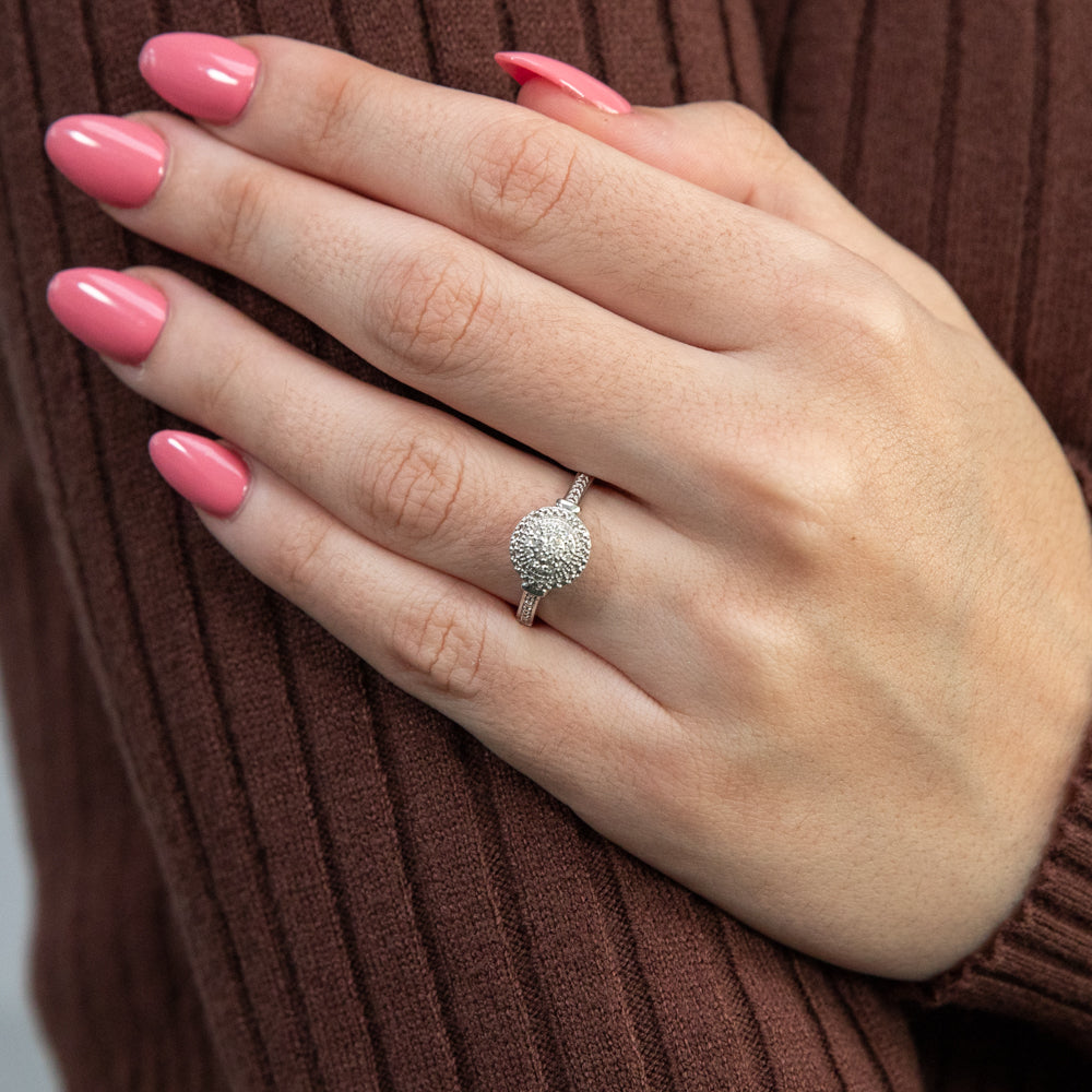 Luminesce Lab Grown Diamond Ring in Silver – Luminesce Diamonds