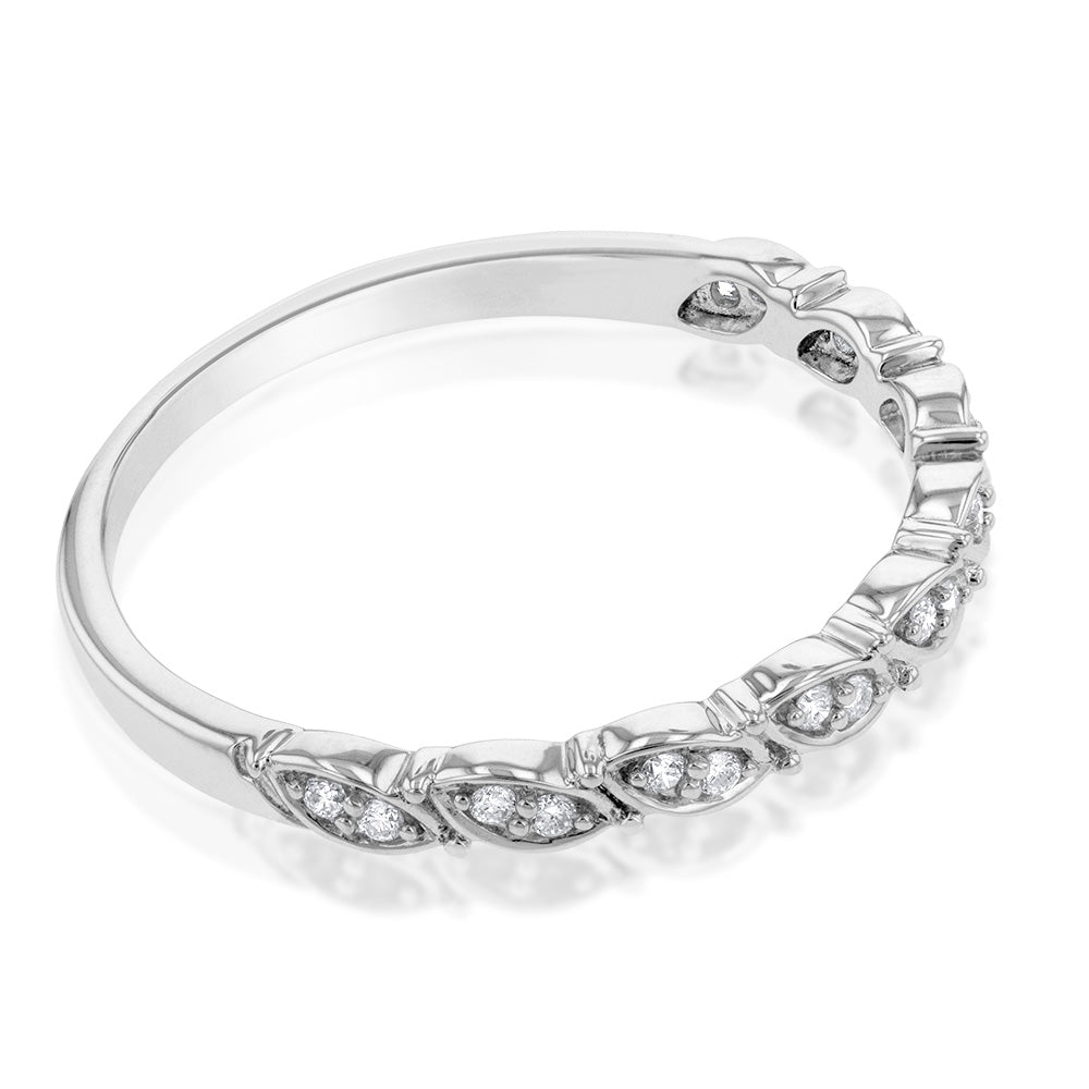 Luminesce Lab Grown Diamond Silver 10-14PT Dress Ring