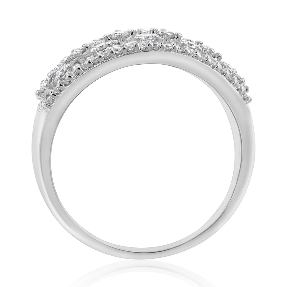Luminesce Lab Grown Diamond Silver 1/2 Carat Dress Ring