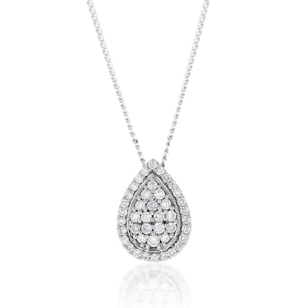 Luminesce Lab Grown 1/4 Carat Diamond in Sterling Silver Pendant on Chain