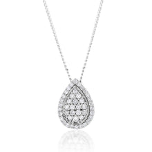 Load image into Gallery viewer, Luminesce Lab Grown Diamond 1/4 Carat Silver Pendant