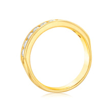 Load image into Gallery viewer, Luminesce Lab Grown Diamond 1/2 Carat Eternity Ring in 9ct Yellow Gold