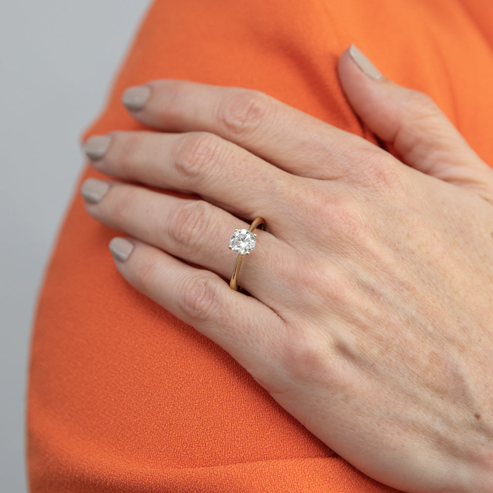 1 Carat Diamond Engagement Ring | Barkev's