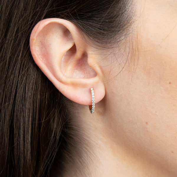 4 carat diamond hoop earrings sales