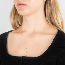 Load image into Gallery viewer, Luminesce Lab Grown Oval Diamond Pendant in 9ct Yellow Gold