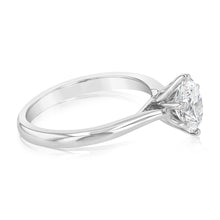 Load image into Gallery viewer, Luminesce Lab Grown 14ct White Gold 1 Carat Solitaire Engagement Ring