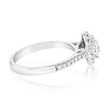 Load image into Gallery viewer, Luminesce Lab Grown 18ct White Gold 1.3 Carat Diamond Brilliant Engagement Ring