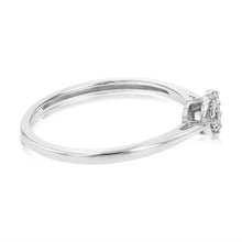 Load image into Gallery viewer, 9ct White Gold Heart Luminesce Lab Grown Diamond Dress Ring