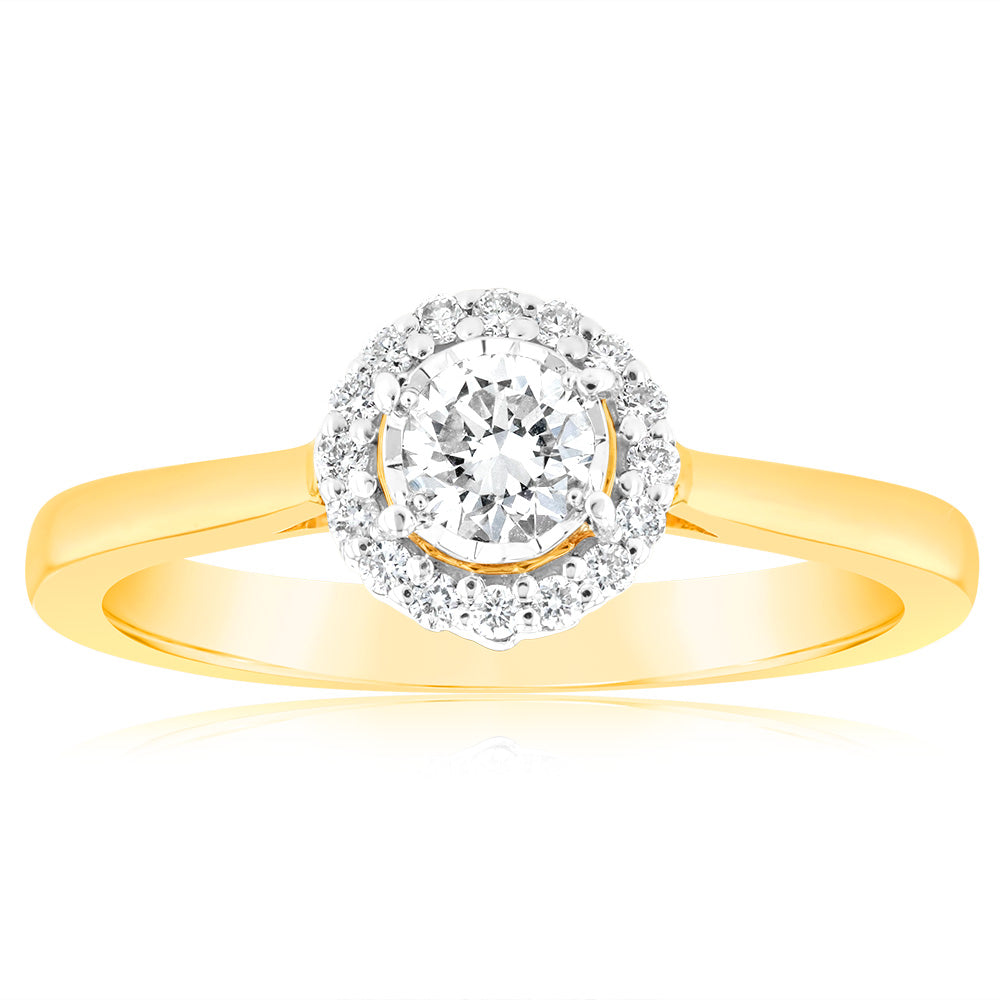 0.30 Ct Contessa Valentina Solitaire Diamond Engagement Ring
