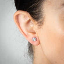 Load image into Gallery viewer, Luminesce Lab Grown Diamond Solitiaire 1.50Carat Stud Earring in 14ct White Gold