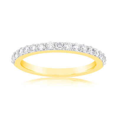 Luminesce Lab Grown 40pt Diamond Eternity Straight in 18ct Yellow Gold