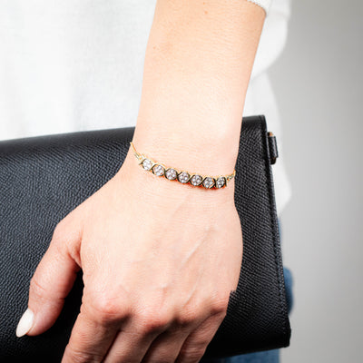 Luminesce Lab Grown 1/4 Carat Diamond Bracelet in 9ct Yellow Gold