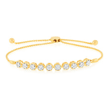 Load image into Gallery viewer, Luminesce Lab Grown 1/6 Carat Diamond Bracelet in 9ct Yellow Gold