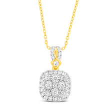 Load image into Gallery viewer, Luminesce Lab Grown 1/2 Carat Diamond Pendant in 9ct Yellow Gold