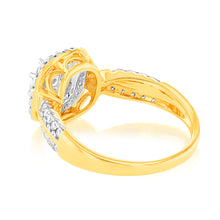 Load image into Gallery viewer, Luminesce Lab Grown 1/2 Carat Diamond Ring in 9ct Yellow Gold