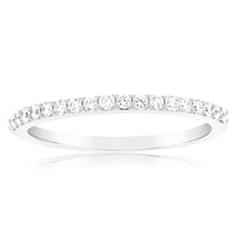 Load image into Gallery viewer, Luminesce Lab Grown 1/3 Carat Diamond Eternity Straight in 18ct White Gold