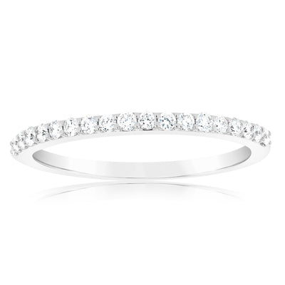 Luminesce Lab Grown 1/3 Carat Diamond Eternity Straight in 18ct White Gold