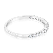 Load image into Gallery viewer, Luminesce Lab Grown 1/3 Carat Diamond Eternity Straight in 18ct White Gold