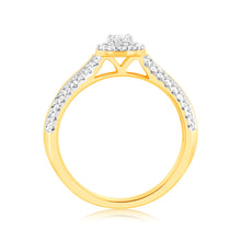 Load image into Gallery viewer, Luminesce Lab Grown 1/2 Carat Diamond Engagement Ring in 18ct Yellow Gold