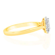 Load image into Gallery viewer, Luminesce Lab Grown 1/3 Carat Diamond Ring in 9ct Yellow Gold