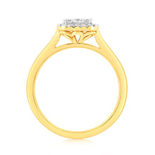 Load image into Gallery viewer, Luminesce Lab Grown 1/3 Carat Diamond Ring in 9ct Yellow Gold