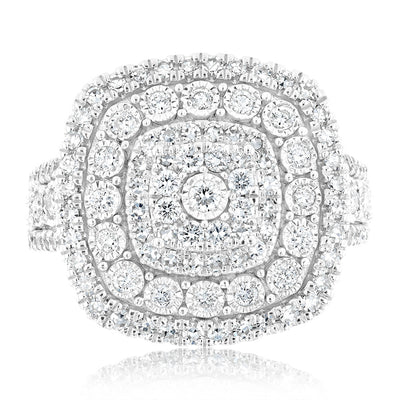 Luminesce Lab Grown 1 Carat Diamond Ring in 9ct Yellow Gold